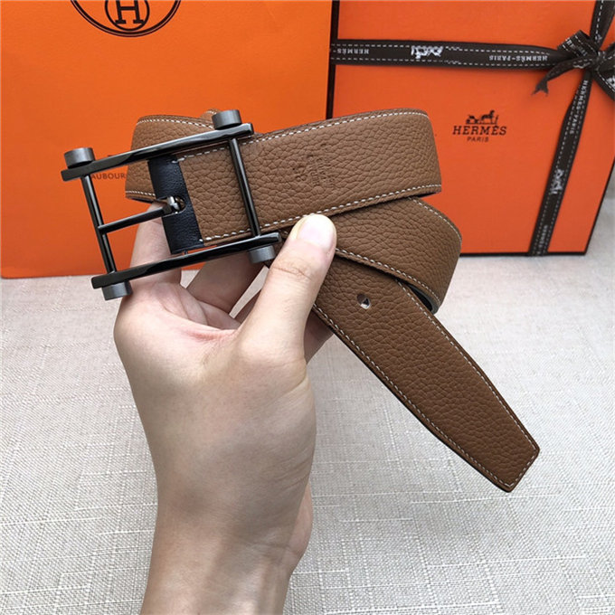 Hermes Reversible belt 32 mm Togo Camel High