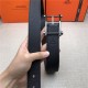 Hermes Reversible belt 32 mm Togo Black High