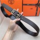 Hermes Cape Code 32 reversible belt Togo Coffee High