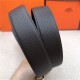 Hermes Cape Code 32 reversible belt Togo Coffee High