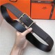 Hermes Reversible Belt 38 mm Togo Coffee High