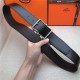 Hermes Reversible Belt 38 mm Togo Coffee High