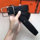 Hermes Reversible Belt 38 mm Togo Black High