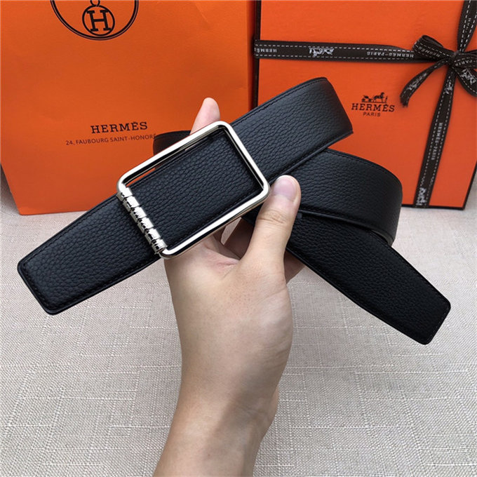 Hermes Code 32/38 reversible belt Togo Black High