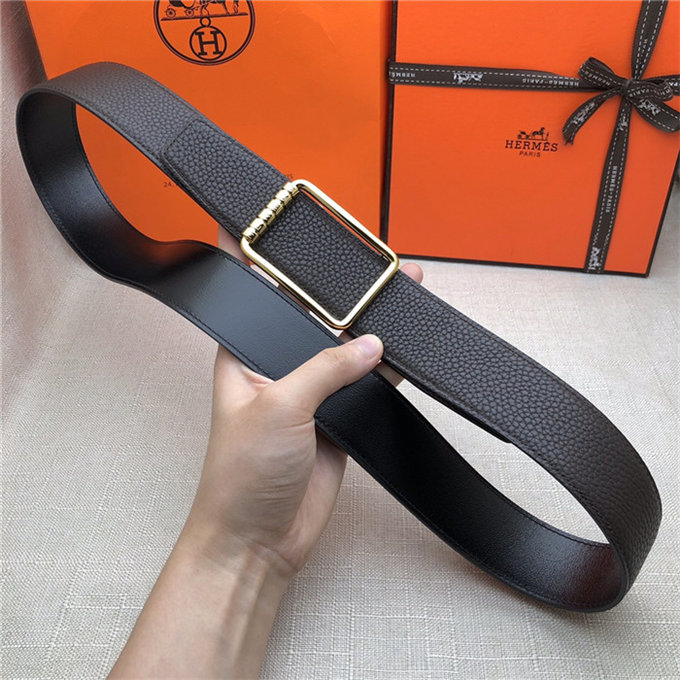 Hermes Code 32/38 reversible belt Togo Coffee High