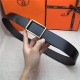 Hermes Code 32/38 reversible belt Togo Coffee High