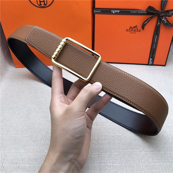 Hermes Code 32/38 reversible belt Togo Camel High