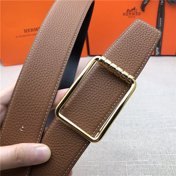 Hermes Code 32/38 reversible belt Togo Camel High