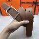 Hermes Code 32/38 reversible belt Togo Camel High