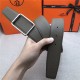 Hermes Code 32/38 reversible belt Togo Grey High