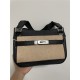 Hermes Jypsiere Mini Swift Leather WAX Black Silver-Metal High