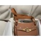 Hermes Jypsiere Mini Swift Leather WAX Gold Gold-Metal High