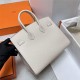 Hermes Birkin Sellier Bag 25cm Epsom Leather WAX Cream Gold-Metal High