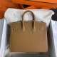 Hermes Birkin Sellier Bag 25/30cm Epsom Leather WAX Gold Silver-Metal High