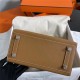 Hermes Birkin Sellier Bag 25cm Epsom Leather WAX Gold Silver-Metal High