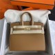 Hermes Birkin Sellier Bag 25cm Epsom Leather WAX Gold Gold-Metal High