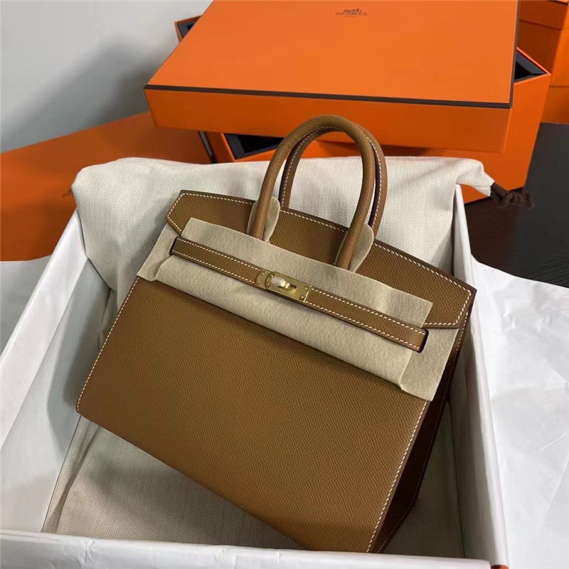 Hermes Birkin Sellier Bag 25/30cm Epsom Leather WAX Gold Gold-Metal High