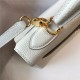 Hermes Kelly 25/28cm Retourne Bag Togo Leather In White WAX High