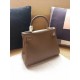 Hermes Kelly 25/28cm Retourne Bag Calfskin In Etoupe High