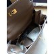 Hermes Kelly 25/28cm Retourne Bag Calfskin In Etoupe High