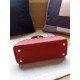 Hermes Kelly 25/28cm Retourne Bag Calfskin In Red High