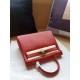 Hermes Kelly 25/28cm Retourne Bag Calfskin In Red High