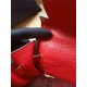 Hermes Kelly 25/28cm Retourne Bag Calfskin In Red High