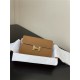 Hermes Constance To Go Long Wallet Epsom Leather Gold Gold-Metal WAX High