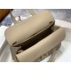 Hermes Halzan 22/25cm Bag Clemence Leather WAX In Trench High