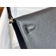 Hermes Kelly Elan 28cm Madame Leather Black Gold-Metal WAX High