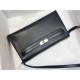 Hermes Kelly Elan 28cm Madame Leather Black Silver-Metal WAX High