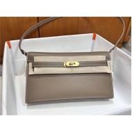 Hermes Kelly Elan 28cm Madame Leather Trench Gold-Metal WAX High