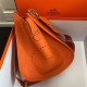 Hermes Evelyne III PM Bag Calfskin In Orange High