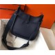 Hermes Evelyne III PM Bag Calfskin In Navy High