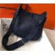 Hermes Evelyne III PM Bag Calfskin In Navy High