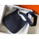 Hermes Evelyne III PM Bag Calfskin In Navy High