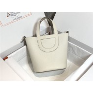 Hermes In-The-Loop 18 Handbag WAX Craie Silver-Metal High