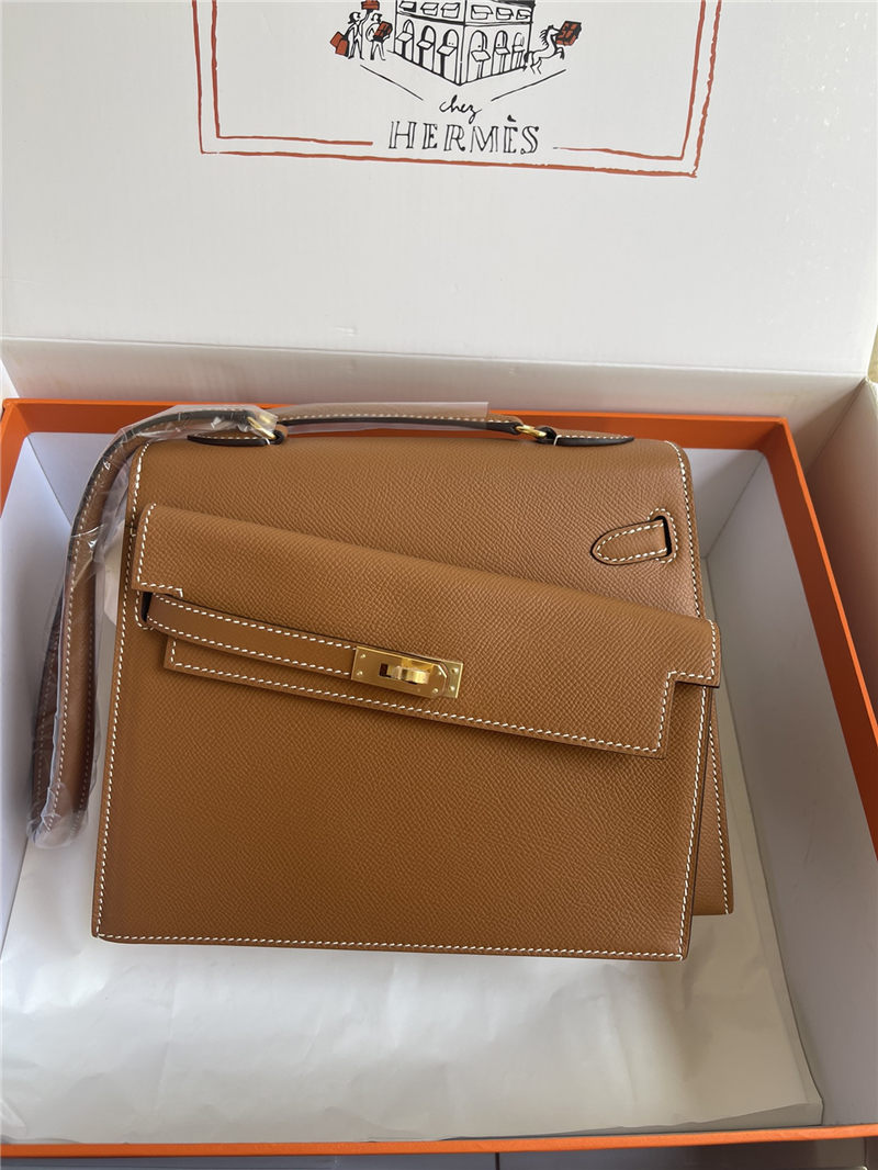 Hermes Kelly Sellier 25 Epsom WAX Gold High