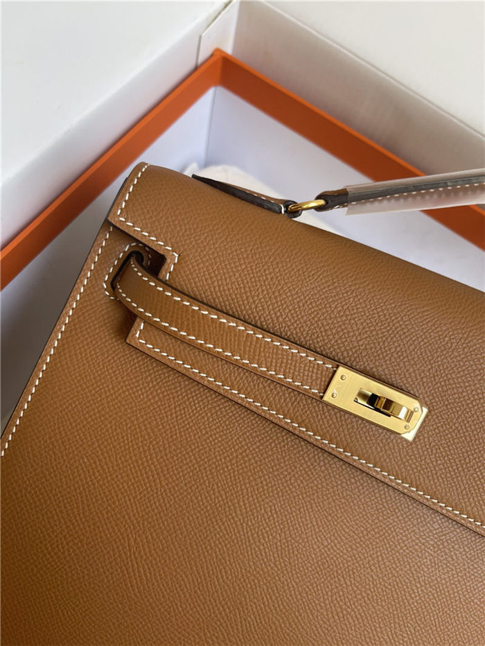 Hermes Kelly Sellier 25 Epsom WAX Gold High