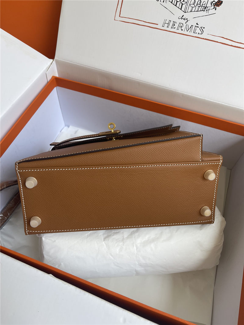 Hermes Kelly Sellier 25 Epsom WAX Gold High