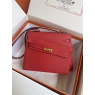 Hermes Kelly Sellier 25 Epsom WAX Red High