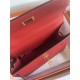 Hermes Kelly Sellier 25 Epsom WAX Red High