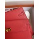 Hermes Kelly Sellier 25 Epsom WAX Red High