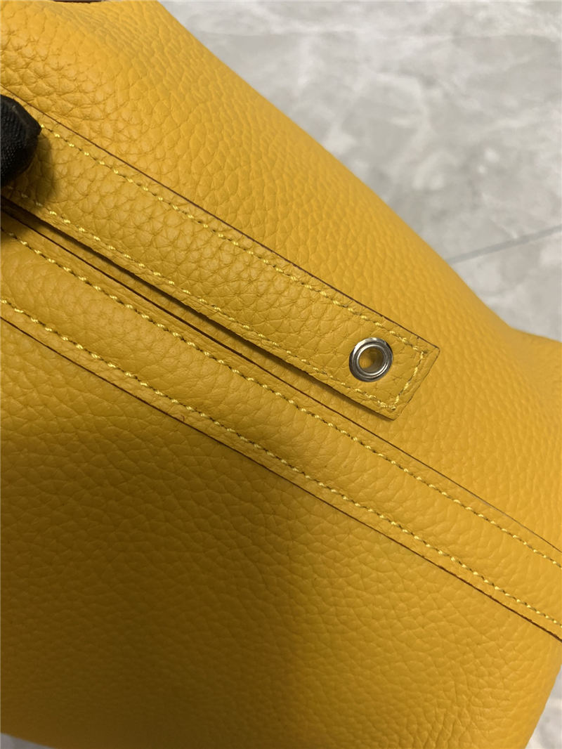 Hermes Picotin 18 Bag Clemence Leather In Yellow High