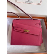 Hermes Kelly Sellier 25 Epsom WAX Fuchsia High