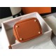 Hermes Picotin Lock 18/22 Bag Togo Leather In Orange WAX High