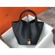 Hermes Picotin Lock 18/22 Bag Togo Leather In Black-Gold WAX High