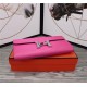 Hermes Constance Long Wallet Calfskin In Fuchsia High