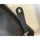 Hermes Lindy Mini Bag Calfskin Leather In Black High