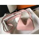 Hermes Lindy Mini Bag Calfskin Leather In Pink High